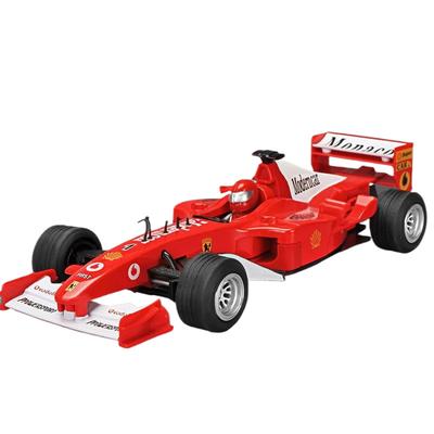 Model Zabawkowy Stopowy Samochód Wyścigowy Ferrari F1 w Skali 1/32 z Ruchem Wstecznym, Efektami Dźwiękowymi i Świetlnymi - Idealny do Wyścigów dla Dzieci i Nauki STEM