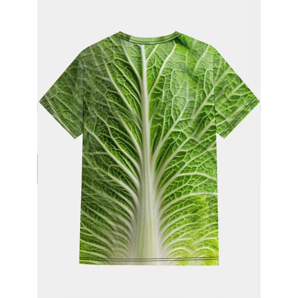 Latest Adult and Children Parent-child Couple Friend Funny Vegetable 3D Print All-over Multiple Styles Personalized T-shirt