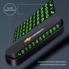 AABHM1 1Pcs Car Temporary Parking Card Phone Number Card Accessories For Chevrolet Equinox Trailblazer Bolt Spark Tahoe Z71 Aveo Impala