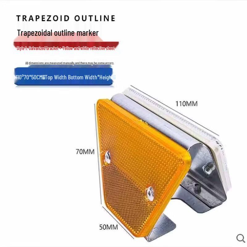 DAXTE Trapezoidal Double-Sided Warning Marker