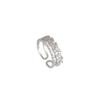 Exquisite Diamond-studded Ring for Women, Exuding A Sophisticated and Fashionable Vibe, Featuring An Open Design for The Index Finger.