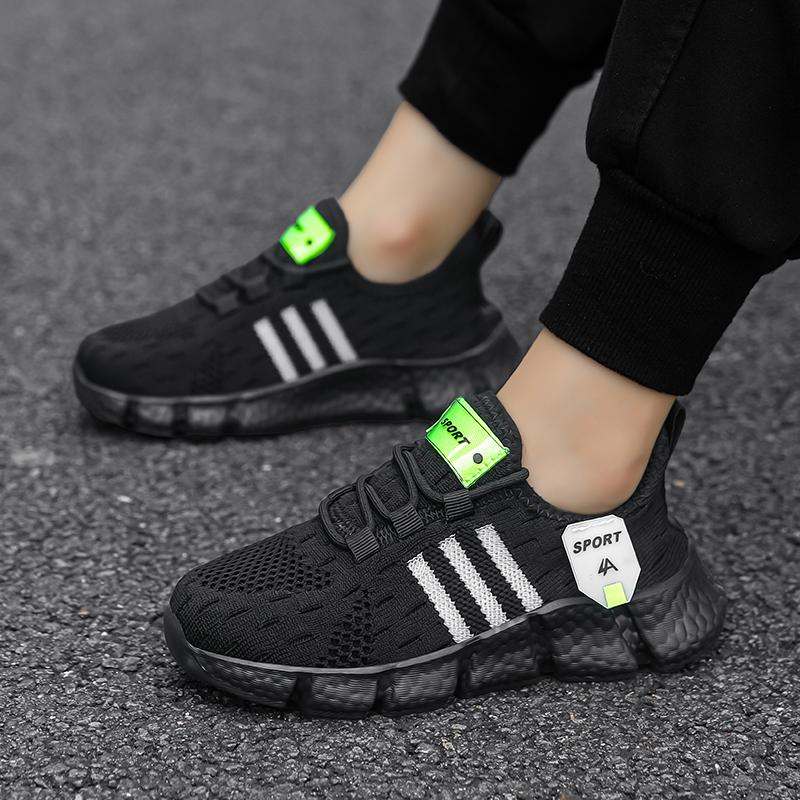 28-39 Dětské nadměrné velikosti Lehké Jednoduché Stylové Prodyšné Síťované Ležérní Sportovní Obuv Běžecká Obuv