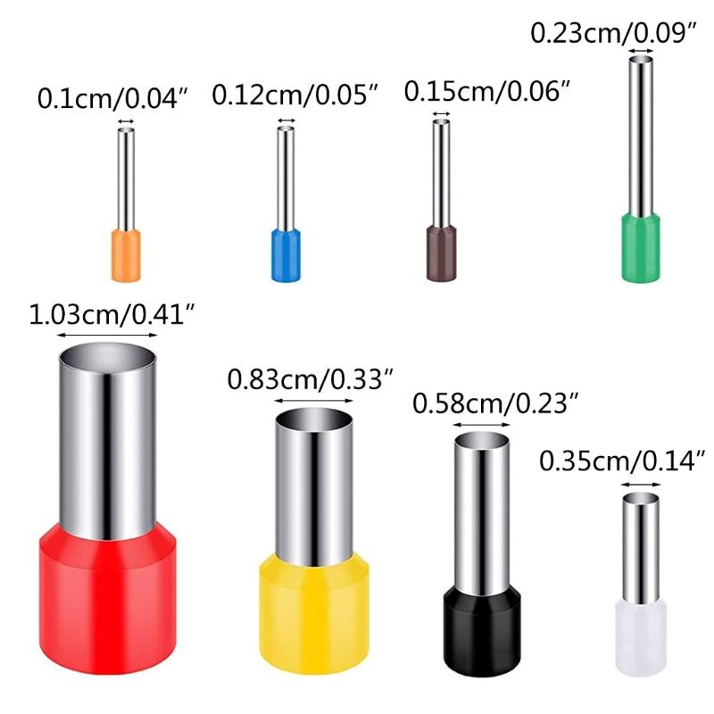 8Pcs Stainless Steel Pottery Clay Cutter 1mm-103mm Ceramic Dotting Baking Indentation Molds Cookie Fondant Cutter Tool