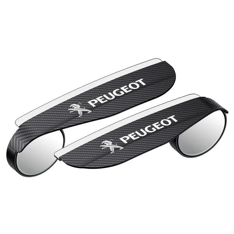 

2026 Hot Car Sticker Car Rearview Mirror Rain Eyebrow Small Round Mirror Blind Spot Rainproof SuitableFor Peugeot 206 307 308 20