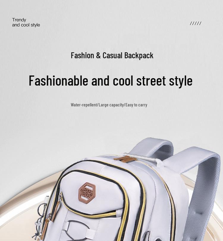 High-Value Large Capacity Casual Backpack for Travel & Mountaineering - Oxford Cloth