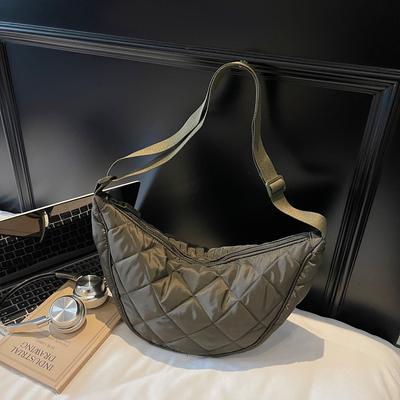 Underarm Bag, Pleated Tote Bag, Large-capacity Single-shoulder Bag, Casual and Lightweight Handbag