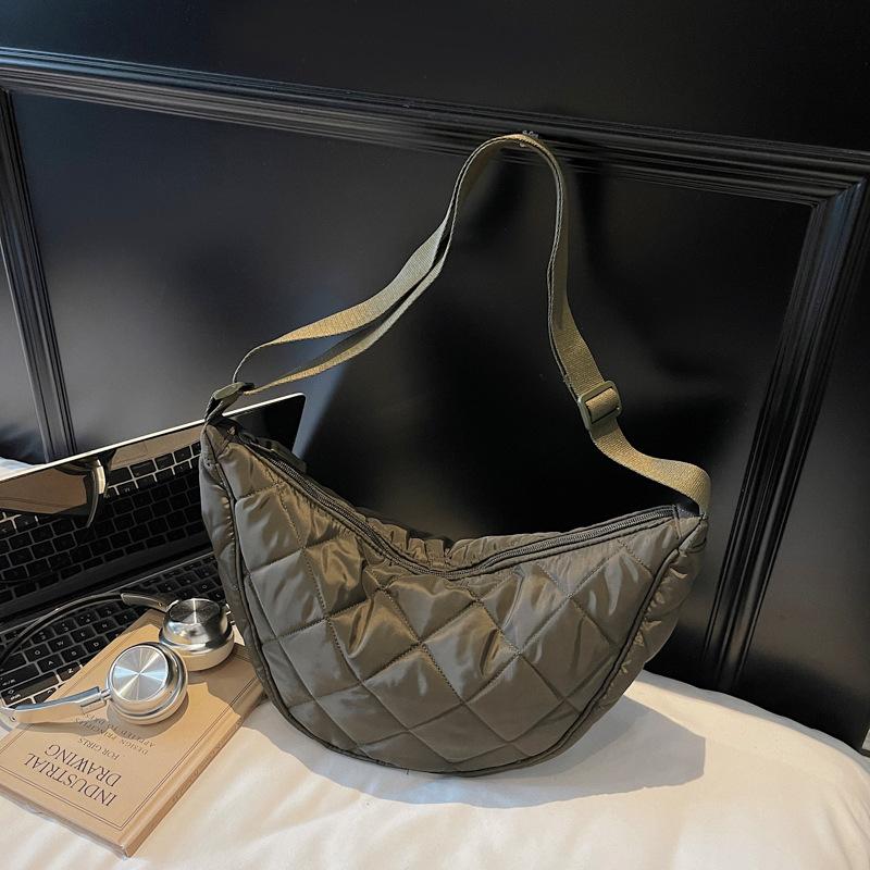 Underarm Bag, Pleated Tote Bag, Large-capacity Single-shoulder Bag, Casual and Lightweight Handbag