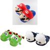 Yoshi Mario Cartoon Home Slippers With Super Soft Fleece For Couples Winter Comfort