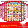 Waterproof Baby Pinyin & Character Recognition Wall Chart for Early Education