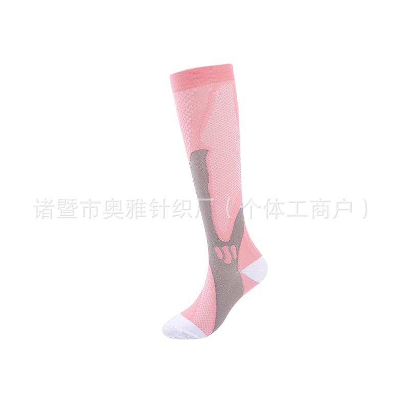 Nylon Magic Pressure Socks Men And Women Cycling Running Sports Football Socks Outdoor Calf Socks