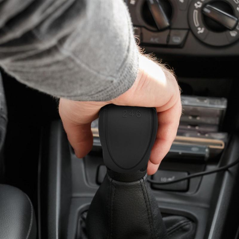 Silicone Gear Shift Cover Manual Gear Shifter Knob Protective Case Gear Shift Knob Head CapAnti-Slip Car Vehicle Lever Shift