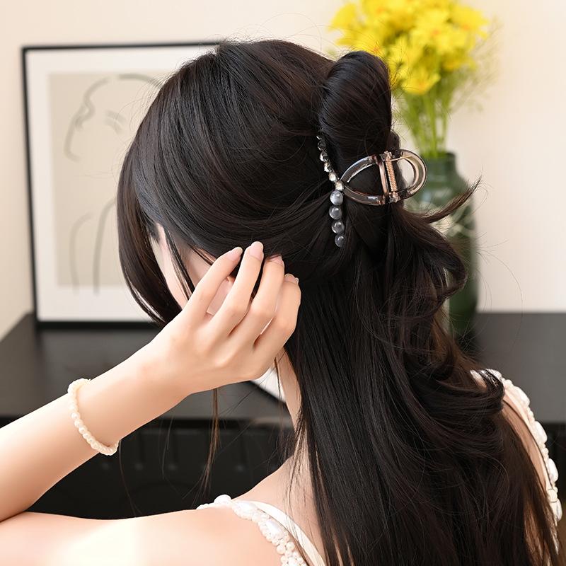 Elegant High Crown Women's Shark Hair Clip - Large French Grip Headwear