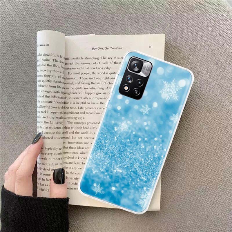 Landscape Winter Light Snow Luxury Phone Case For Xiaomi Poco X4 F4 GT X3 NFC X5 X6 X7 Pro 5G M5 M5S M3 F5 Mi F6 F3 F2 F1 Cover