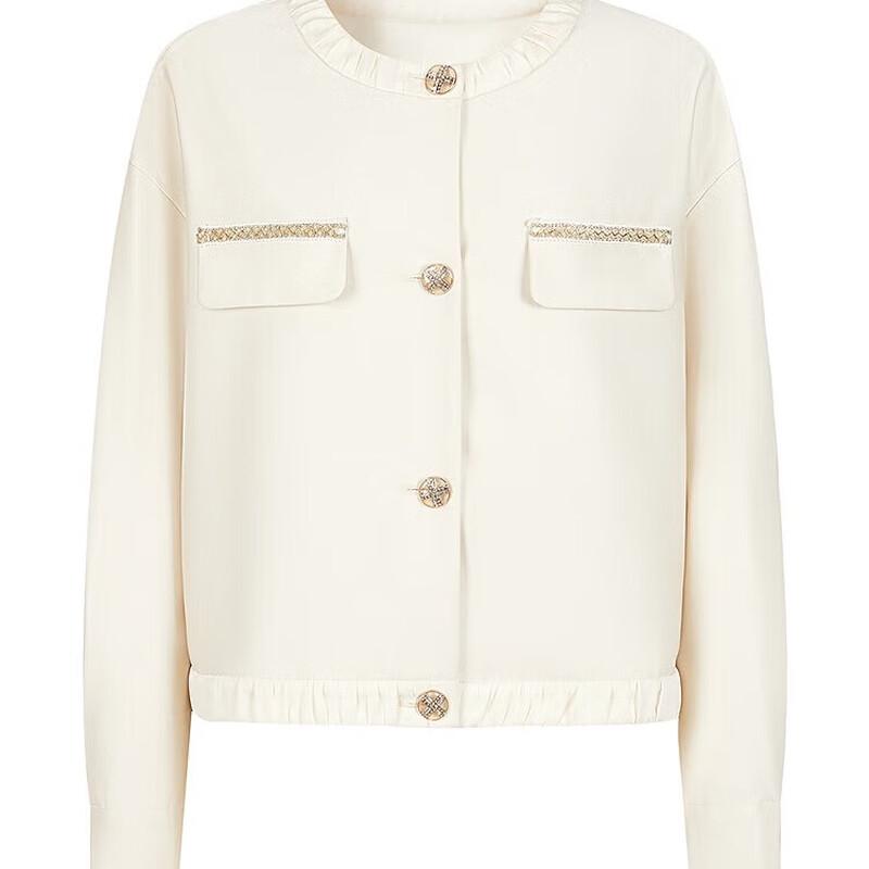 JZ.ANNAKOU Women's Elegant TR Twill Short Jacket