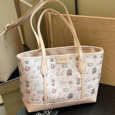 Large-capacity Commuter Handbag Bag Spring and Summer New Fashion Shoulder Bag Printed Cartoon Underarm Tote Bag Women