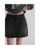 Denim Mini Skirt Black