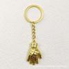 Metal Boxing Glove Keychain with Chain Link Ring Durable Portable Design for Sports Enthusiasts and Everyday Use