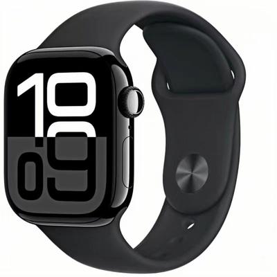 Apple Watch Series 10 GPS 42/46MM Aluminium Zifferblatt mit Silikon-Sportarmband