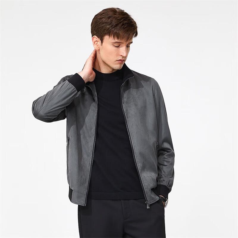 Goldlion Men's Stand-Up Collar Casual Jacket