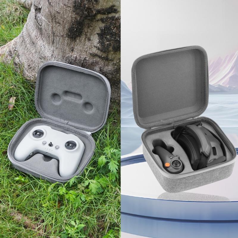 Bolsa de Armazenamento Portátil Organizador à Prova de Choque Estojo de Transporte para Viagem Caixa Contêiner Cinza para Acessórios de Drone Avata 2