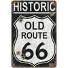 Vintage USA Route  Metal Tin Signs Wall Art Posters  Aluminum Plaque Sign for Garage Cafe Living Room Club Bar Decoration