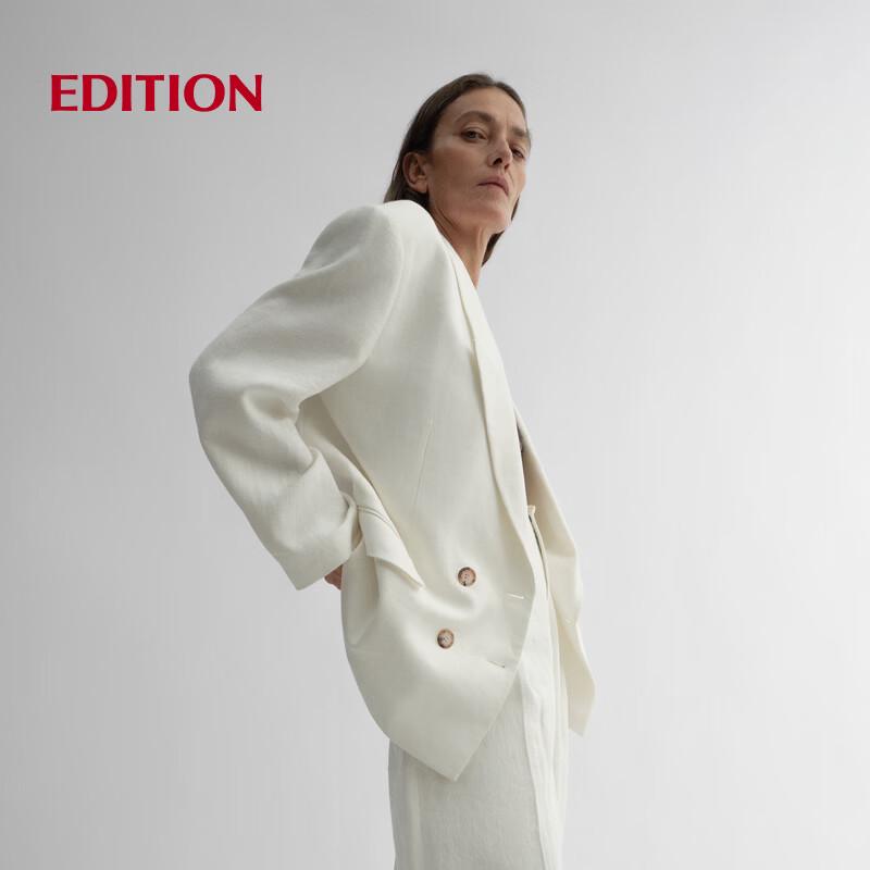 Edition RED LABEL Linen Oversized Blazer