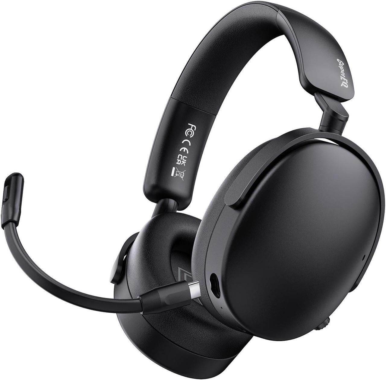 

SuperEQ A200 Bluetooth Headset - 100 hours long lifespan, hybrid active noise canceling, Bluetooth 5.4, over-ear design, 6-mic AI ENC technology,