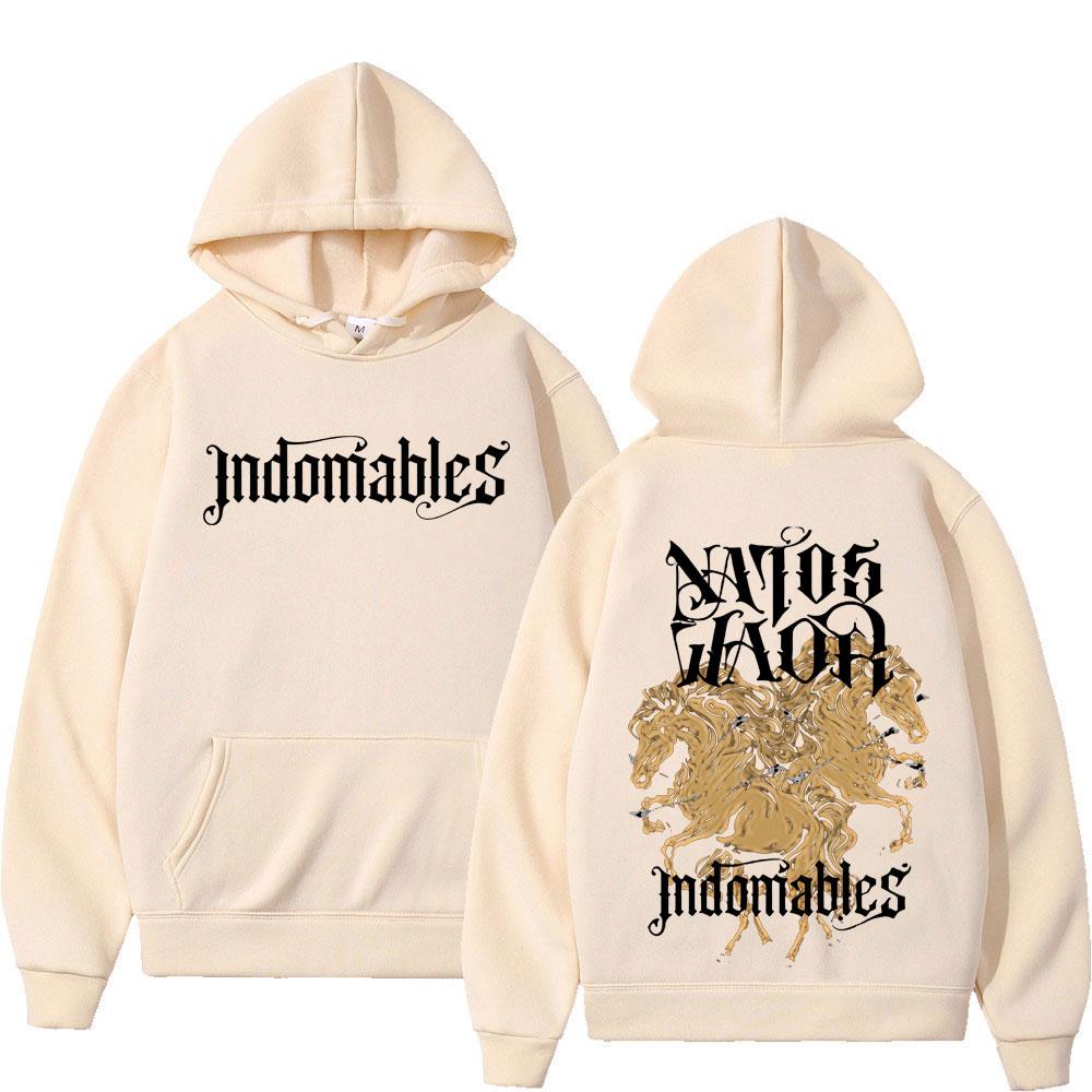 Rapper NATOS WAOR Tour Merch hoodies Long-sleeved Casual hoodie man woman Fashion clothing Fleece sweatshirt tops
