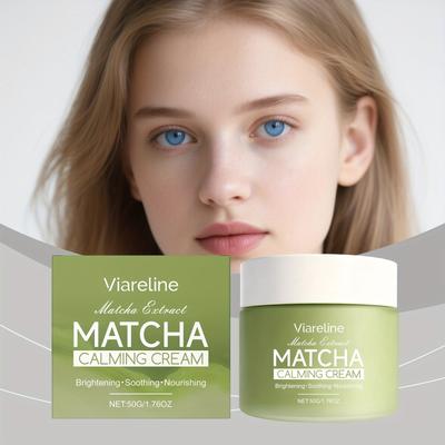 50G Matcha Plant Extract Cream, Moisturizing Dry Skin with A Smooth, Lightweight Texture That Absorbs Easily for Daily Care.