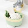 Solid Plastic Over Sink Dish Drying Rack Water Draining water Basket For Dishwashing Tools Organization And Vertical Storage