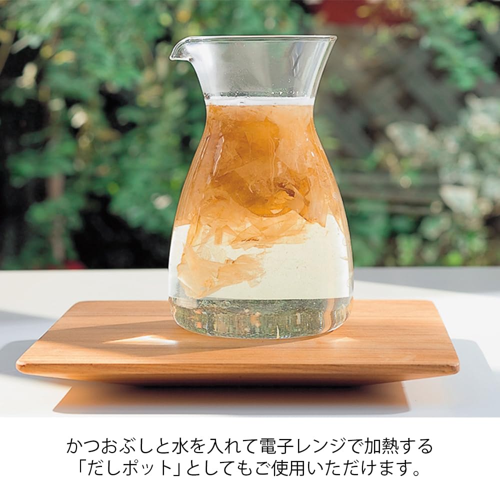 HARIO Tokkuri Dekanter, 400 ml, Milchkrug, Sake, Wein, mikrowellengeeignet, hitzebeständiges Glas, GT-2T