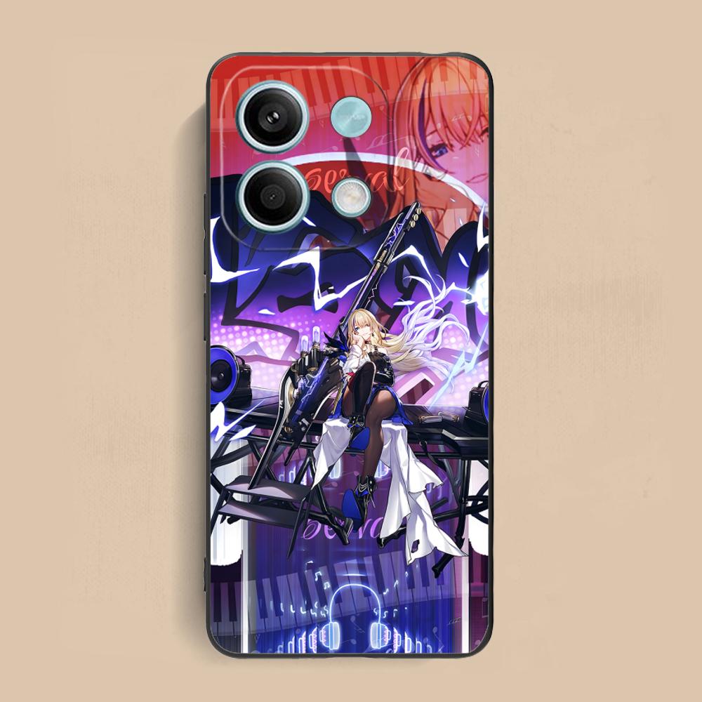 HSR Serval Matte TPU Mobile Phone Case for Xiaomi Redmi Note 14 13 12 11 S Pro Plus 4G 5G Colorful Printing Cover