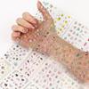 Gold 3D Self-Adhesive Full Cover Nail Stickers for Kids - Wearable Manicure Decals