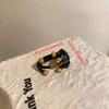 1PCS Cute Dachshund Ring Fashion Women's Accessories Personality Decompression Design Ring