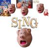 Sing2 Rossi Pig Mask | Adult Latex Headgear | Angry Expression Cosplay