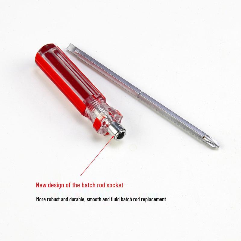 5mm Phillips & Slotted Interchangeable Bit Screwdriver for Appliance Repair 5mm Phillips/Slotted Dual Screwdriver