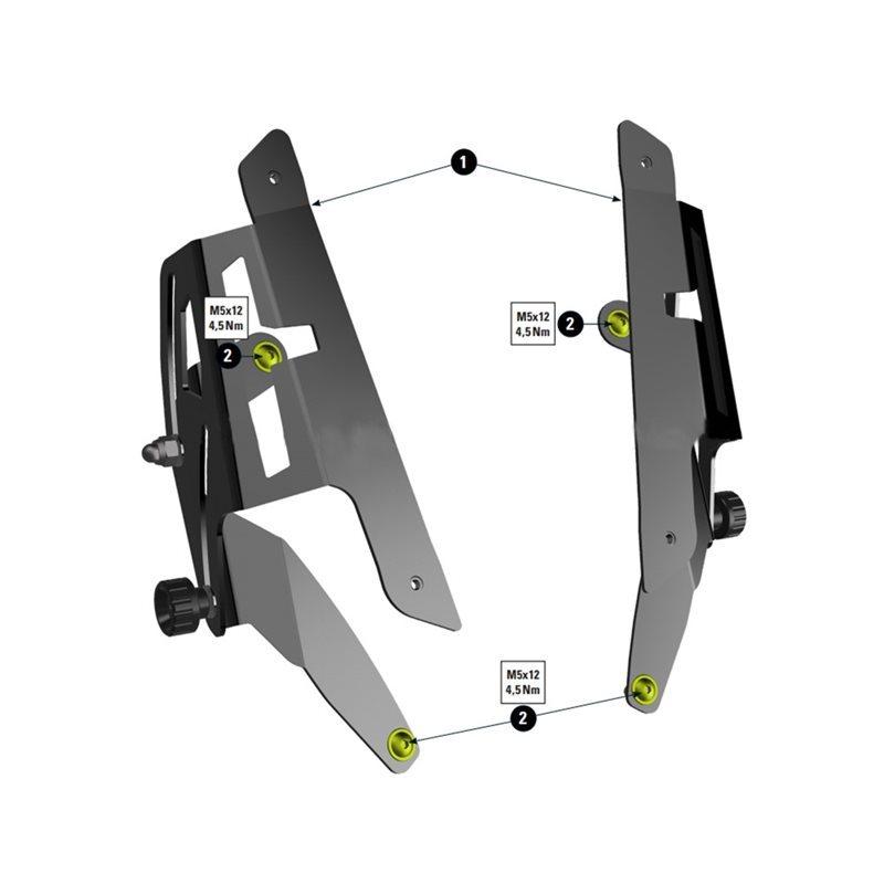 For BMW C400X C 400 X C400 X Motorcycle Windshield Adjuster CNC Windscreen Bracket Mounting Stand Moto Visor Deflector