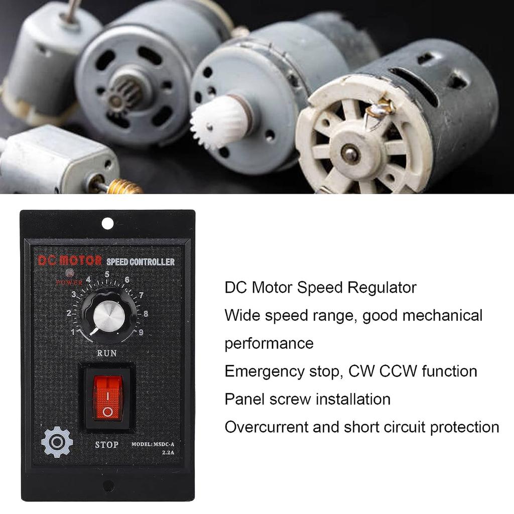 250/400/500W Speed Controller Forward Reverse Connecting Motor Speed Regulator Good Mechanical Property 180VDC Output