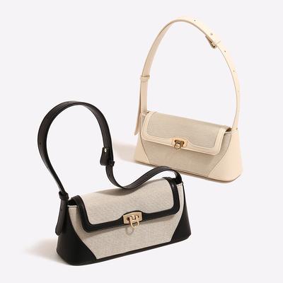 Lightluxury Squared-On Bag FreshfeelingShoulder Bag Baguette Crossbody Bag New Fashion