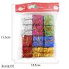 12/24Pcs Mini Christmas Decorations Gift Boxes Hanging Xmas Tree Pendants Foam Present for Home Decor New Year Party Supplies