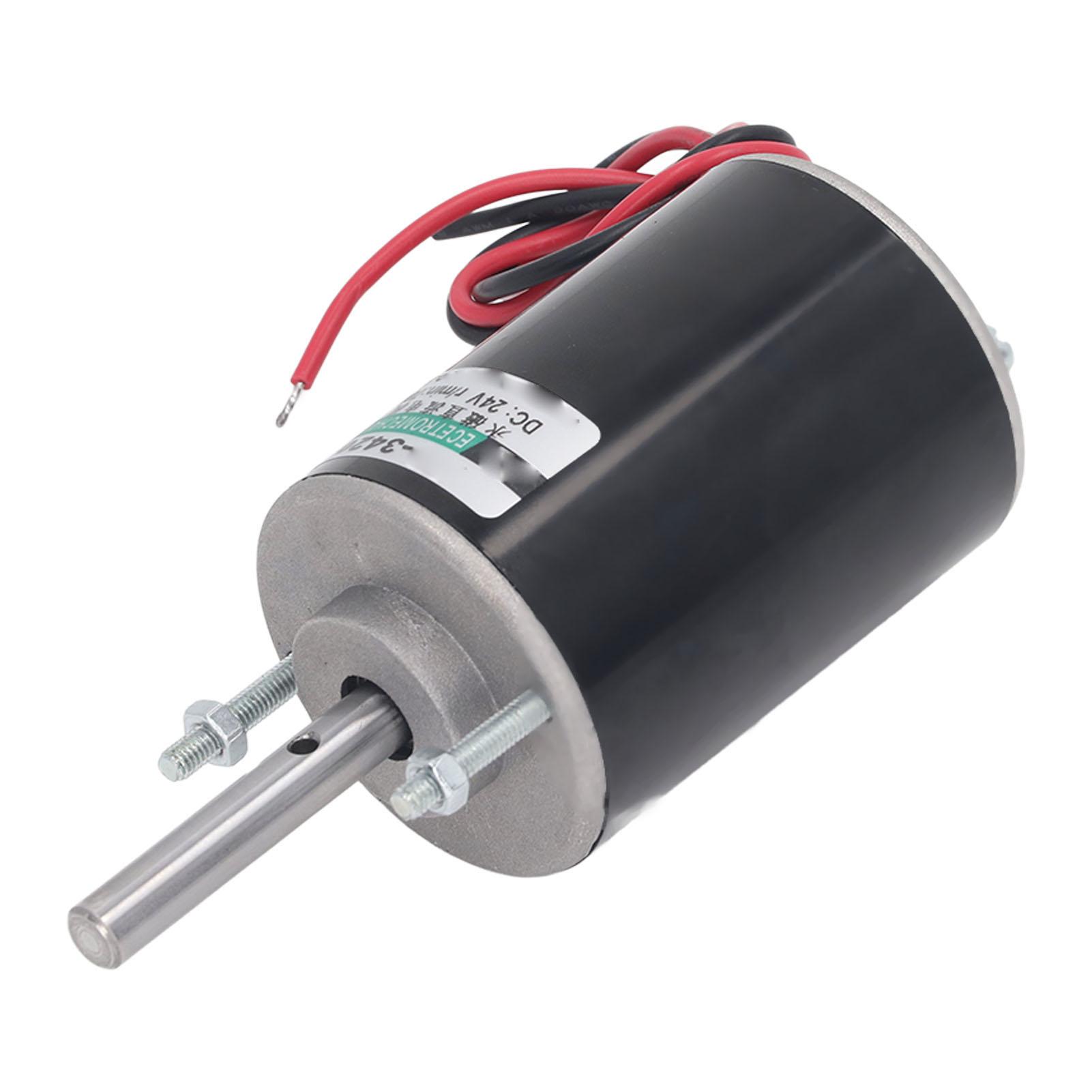 

DC 24V Permanent Magnet DC Motor 30W 3420 High Speed Permanent Magnet DC Motor CW CCW Low Noise