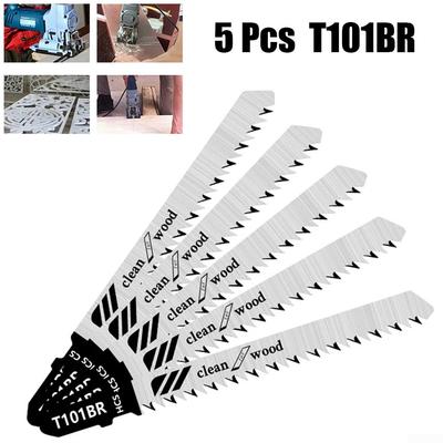 5PCS/set Jigsaw Blades T101BR Down Cutting Fits Power Tool
