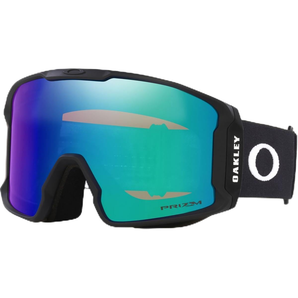 

Oakley LINE MINER M Matte Argon Iridium One Size Goggles, Black/Prizm Lens,