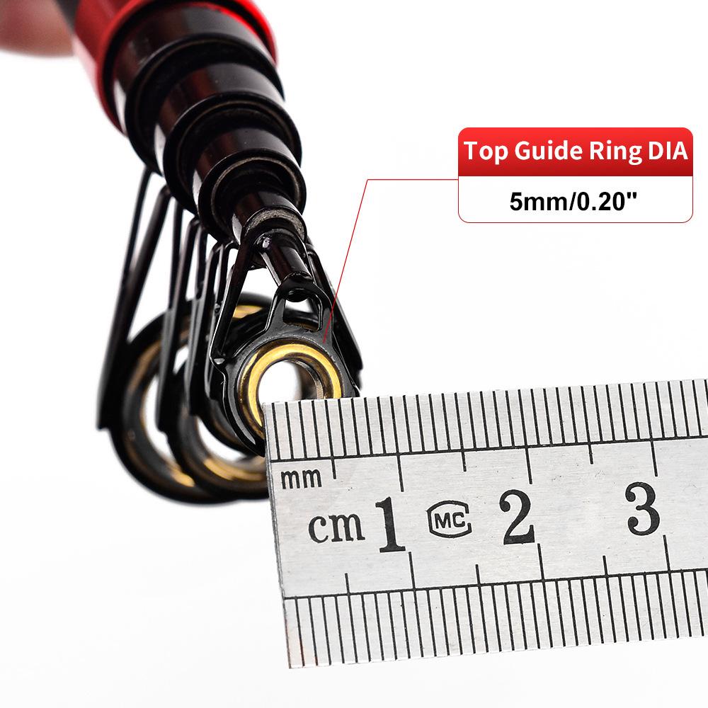 Lure Sea Rod Set: Ultralight Carbon Casting Rod with Long Cast Spinning Reel and Tackle Bag