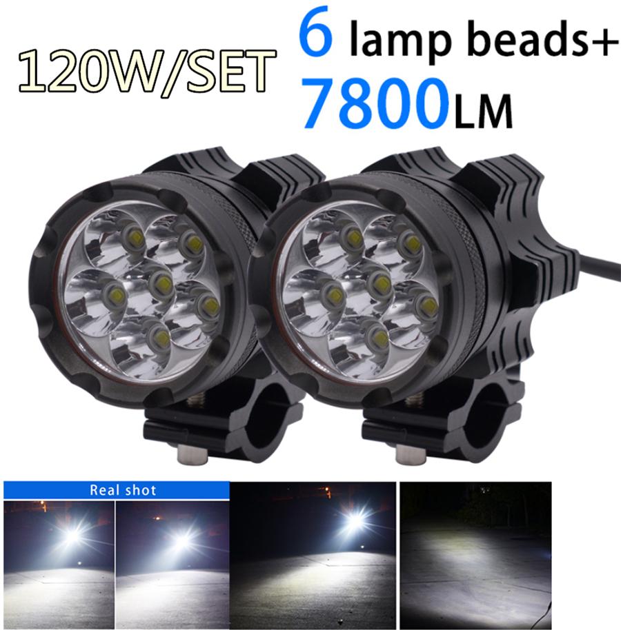 

Motorcycle headlights with five leaves and six beads (pair)-V6S