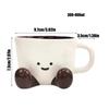 Cute Ceramic Mug Decorative Kitchen Drinkware Ceramic Funny Coffee Cup for Wine Latte Water Hot Cocoa Cold Hot Drinks