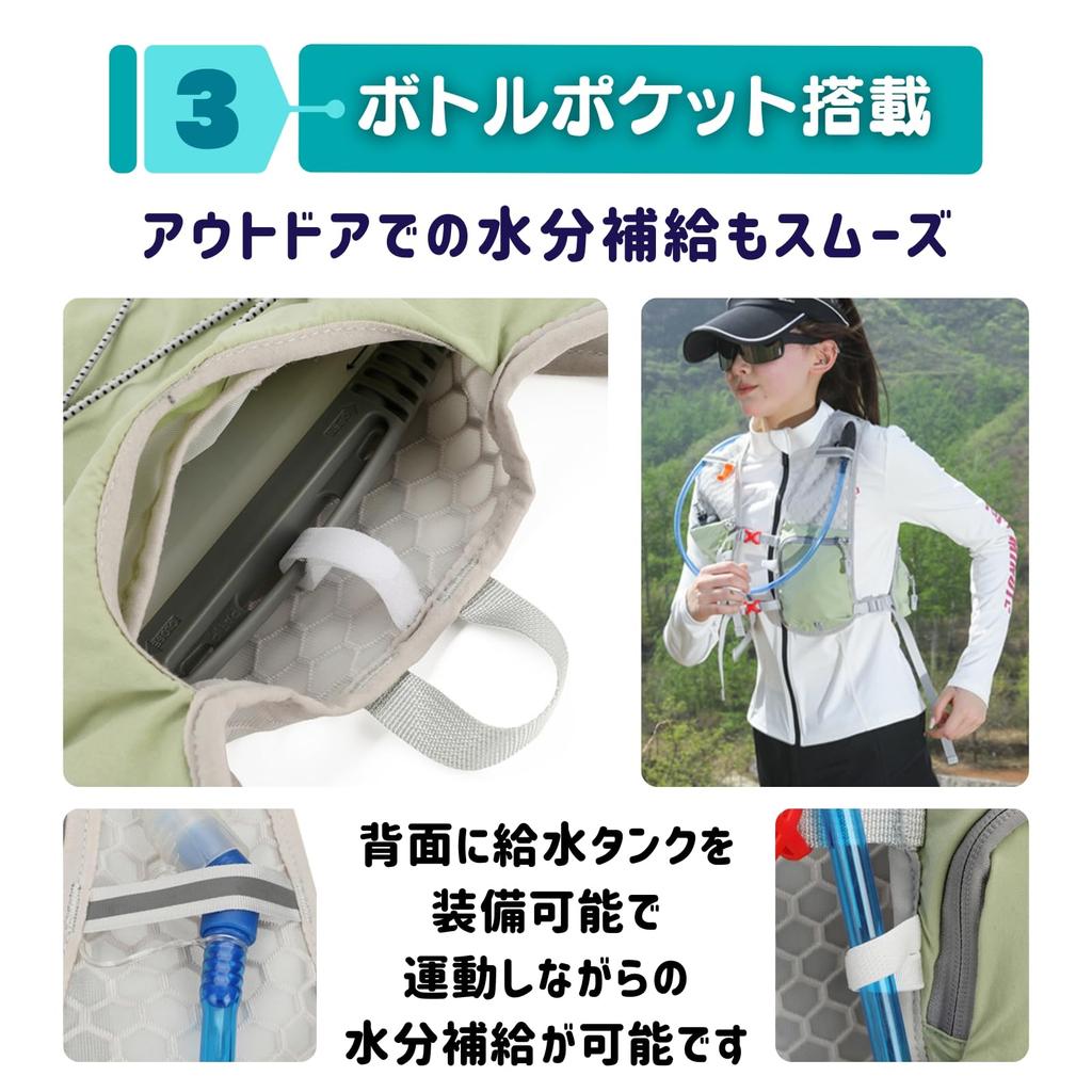 Caravan Running Ultralight Trail Backpack with Hydration for Reflective Unisex Percy's Backpack, Bag, Marathon, Cycling, Jogging, Hiking, Breathable,