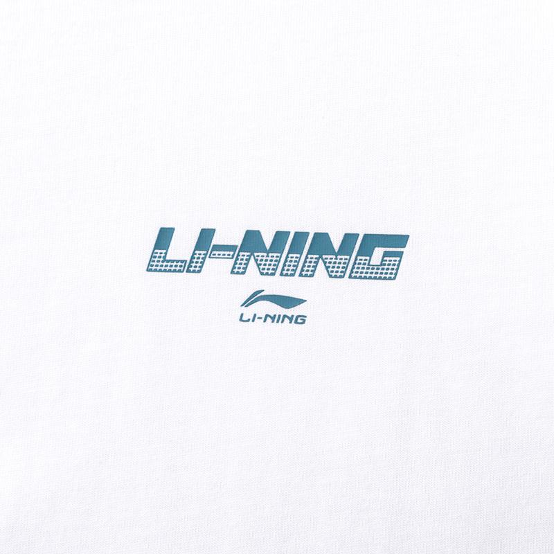 Li Ning T Shirt Unisex Standard White AHSW873-2