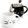Ceramic Cat Spoons, Comfortable Weight With Creative Baby Cat Design, Suitable For Hot And Cold Drinks, Unique Gift Idea For Women And Cat Lovers 2025