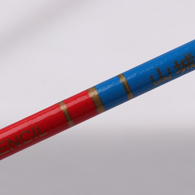 12Pcs Double Ended Colored Wooden Pencils Pre-Sharpened Red And Blue Pencils Checking Pencils For Checking Map Coloring